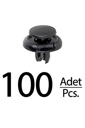 Lexus GX460 Mitsubishi Lancer Outlander Pajero III IV için Çamurluk Tampon Klips - 100 Adet