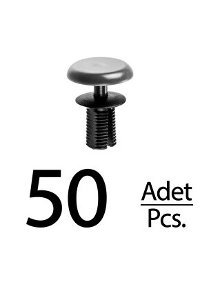 LADA SAMARA 2108 İç Panel Tespit Klips GRİ SİYAH - 50 Adet