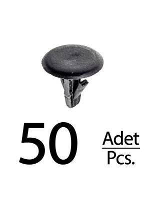 Mazda için Kaput Uç Lastik Klips - 50 Adet