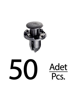 Mitsubishi Eclipse Galant Lancer Mirage Honda Accord CR-V Integra için Panjur Tampon Klips - 50 Adet