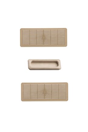 Mercedes E Sınıf (W210-W211) için Sunroof Güneşlik El Tutamağı ve Izgara Seti -Bej