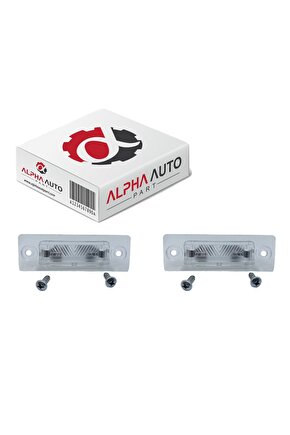 2 Adet Volkswagen Caddy 2004-2015 için Plaka Lambası