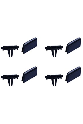 4 Adet Bmw 3 Serisi Uyumlu Klima Havalandırma Gril Panel Düğmesi