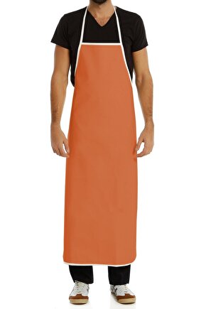 Pvc Bulaşık Önlüğü Pvc Mutfak Önlüğü 1. Kalite Astarlı Sıvı Geçirmez Kırmızı Renk