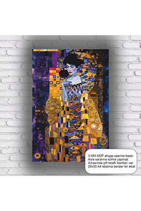 otantik estetik mozaik sanat kadın dekorasyon mdf tablo ahşap poster