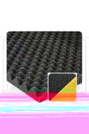 Ege Kasabası Sanatsal Çerçeve Görünümlü Ahşap Tablo