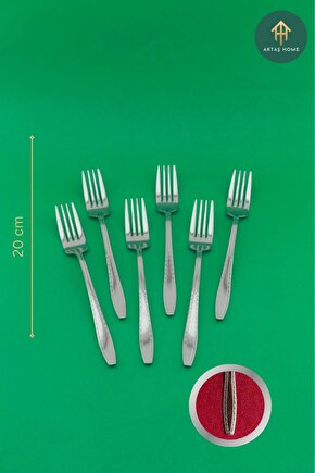 Sarmaşık 6 Adet Lüx Yemek Çatalı