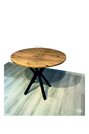 Yuvarlak Yemek Masası-kafe masası-çalışma masası 70 Çap 70x70 atlantik çam