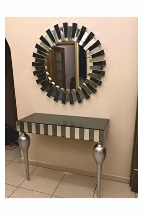 Dekor Dekoratif Meridyen Ayna Çap 80