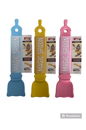Magıc Spoon Kediköpek Krema Ödül Maması Yedirme Kaşığı(KOLAY KAŞIK) 3 LÜ