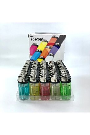 50 Adet Taşlı Mat Çakmak