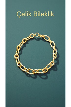 Çelik Bileklik S M L XL Ayarlanabilir Standart ölçü