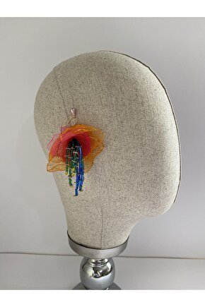 Best Of Cemil İpekçi Defile Tasarım Küpe Seti 9