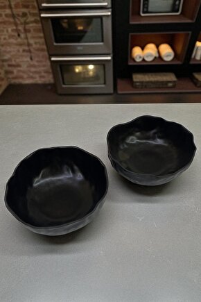 Wood 14cm Porselen Çukur Kase