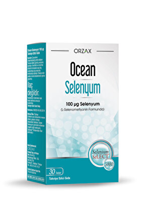Orzax Selenyum 100mcg 30 Tablet