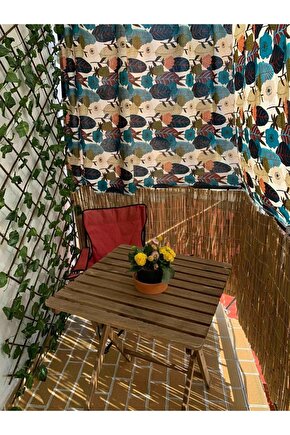 Doğal Kamış Hasır Balkon Çiti 1 M X 2,5 Metre