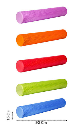 Eva Roller Pilates Fitness İçin Mini Yoga Denge Sütun Masaj Köpük Rulo Eva Yoga Roller Yoga