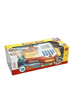 Sesli Ve Işıklı Yazarkasa Oyun Seti Terazili