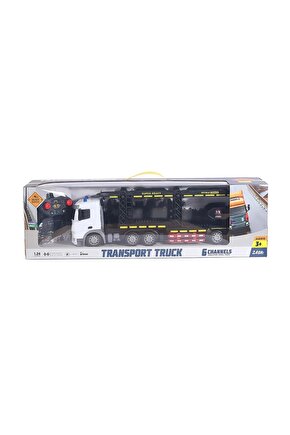 Uzaktan Kumandalı Şarjlı Sesli Işıklı Transporter Tır 1:24