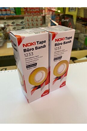 Tape Büro Bandı 12x33mm 2 Kutu = 24 Adet