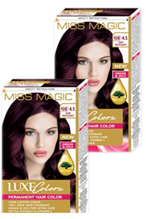 Mıss Magıc Saç Boyası 4,5 Set Boya 2li Set