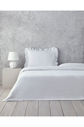 Blaze Tek Kişilik Nevresim Takımı Beyaz