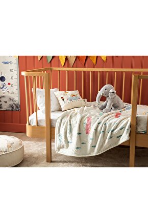 Araba Wellsoft Bebe Battaniye 100x120 Cm Bej