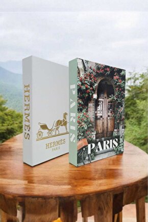 Dekoratif Kitap Görünümlü Kutu 2li Set Decorative Book Looking Box