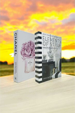 Dekoratif Kitap Görünümlü Kutu 2li Set Decorative Book Looking Box