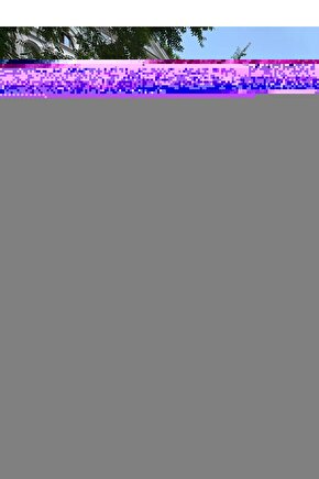 Desenli İnce Askılı Mavi Uzun Şifon Elbise