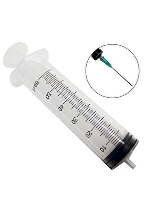 Beslenme Enjektörü Katater Enjektör Çam Uçlu Steril 3 Parçalı 50ml 60adet