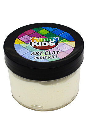 Funny Kids Art Clay Proje Kili 40cc - 550 Beyaz