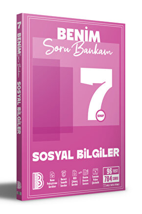 7. Sınıf Sosyal Bilgiler Benim Soru Bankam  Kolektif  Benim Hocam Yayınları  9786256073883