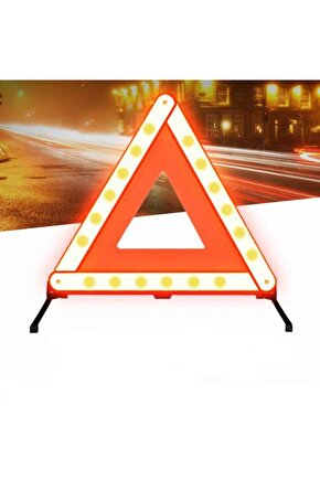 Universal Lüks Üçgen Refrektör Kutullu Metal Ayak Reflektör