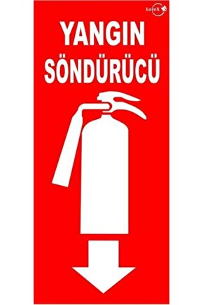 FOSFORSUZ Yangın Tüpü Söndürme Cihazı Levhası FOLYO BASKI