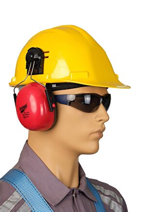 Gürültü Önleyici Kulaklık - Barete Takılabilir (25,9 DB) ( Sarı Renk )