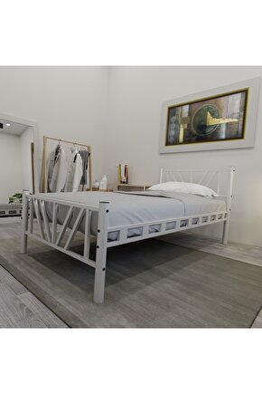 Gardenya Tek Kişilik Metal Karyola A Kalite, Ses Çıkarmaz ,Ölçülü Model Karyola