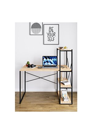 Kitaplıklı Çalışma Masası Bilgisayar Ofis Masası