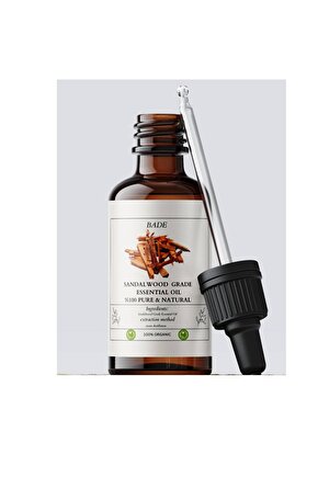 Sandal Ağacı- Sandalwood Esansiyel Uçucu Koku Yağı Difüzör Esansı Buhurdanlık Aromaterapi Yağı 10ml