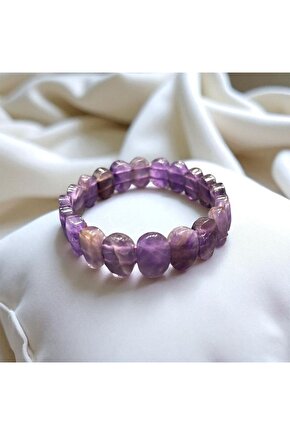 Ametist Doğal Taş Roleks Model Bileklik