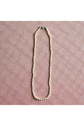 Akua İnci Doğal Taş 4mm Kolye