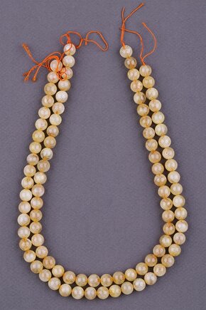 Sitrin A Kalite  Doğal Taş Dizi 8 mm Küre Kesim