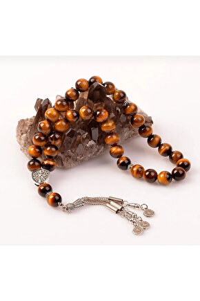 Kaplan Gözü Taşı Doğal Taş Tesbih