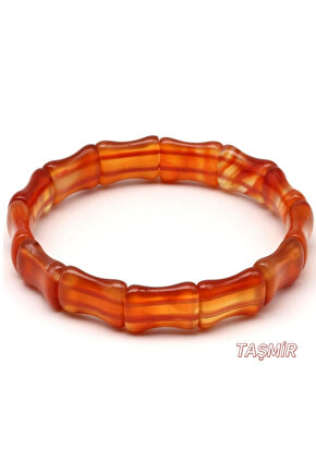 Akik Doğal Taş Roleks Bileklik 10 x 16 mm