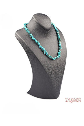 Turkuaz Firuze Doğal Taş Kırıktaş Kolye