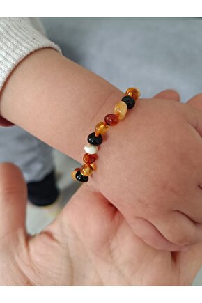 Bebek-çocuk Kehribar Doğaltaş Bileklik
