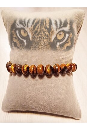 A&a Laden Kaplan Gözü Bağımsızlık Doğal Taşı Bileklik (KADIN)