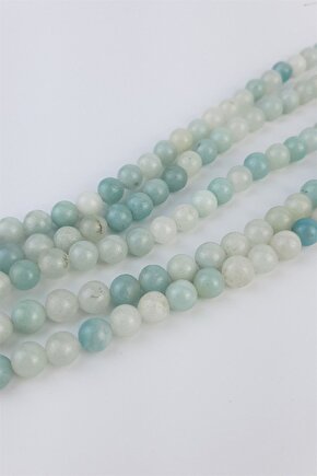 Amazonit Doğal Taş 8 Mm 1 Dizi Helsinki