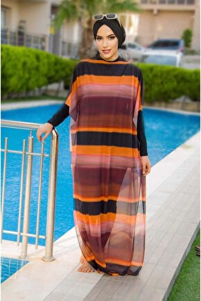 Taba Geçişli Tesettür Pareo