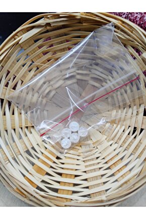 5 Adet Necef Doğal Taş Boncuk (8 MM)